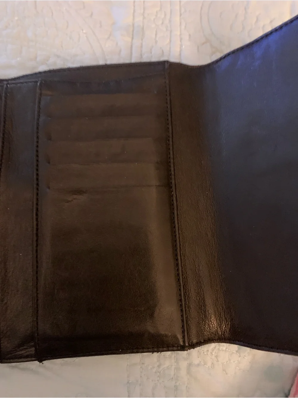 CHANEL Black Pebbled Caviar Leather CC Flap Wallet